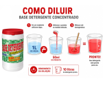 BASE DETERGENTE MAÇÃ 1,5 KG CONENTRADO - Imagem 2