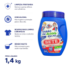 SABÃO DE ÁLCOOL EM PÓ FORÇA AZUL 1,4 KG - Imagem 2