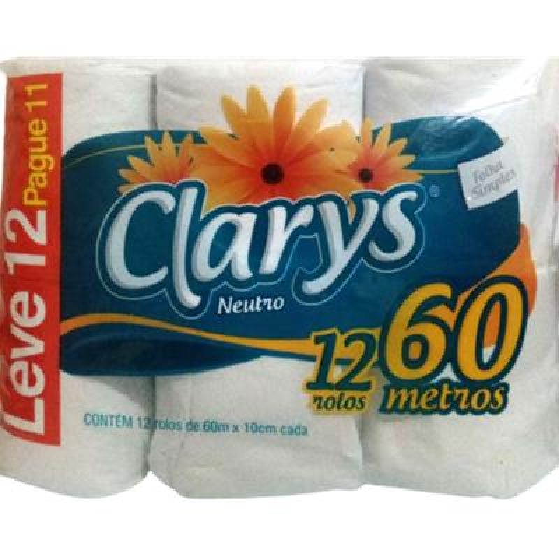 PAPEL HIG CLARYS C/ 12 30 M 6 12 P 11 NEUTRO