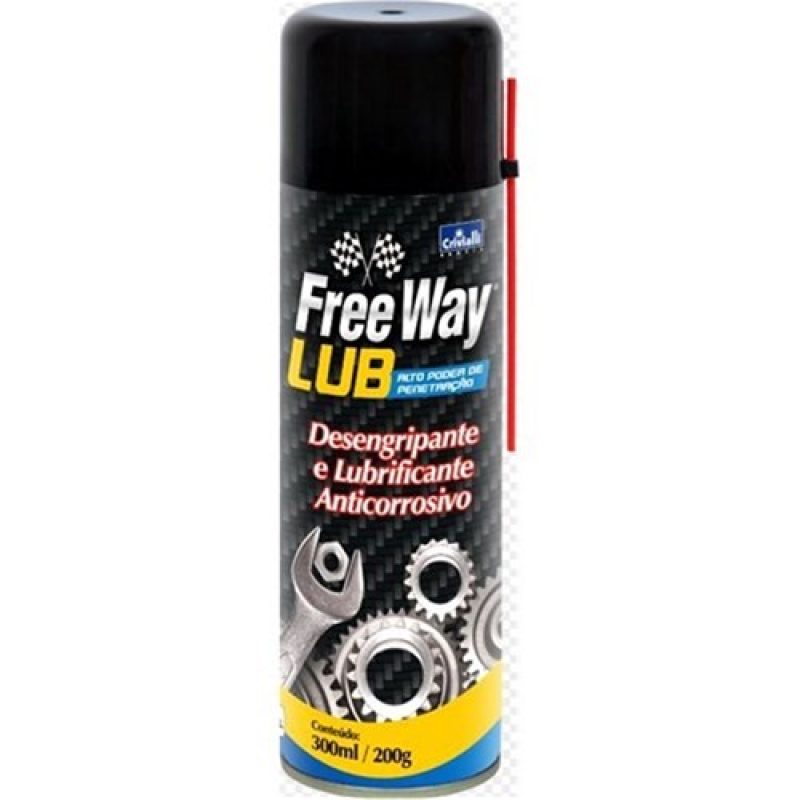 DESENGRIPANTE E LUBRIFICANTE ANTICORROSIVO AERESOL FREE WAY 300 ML